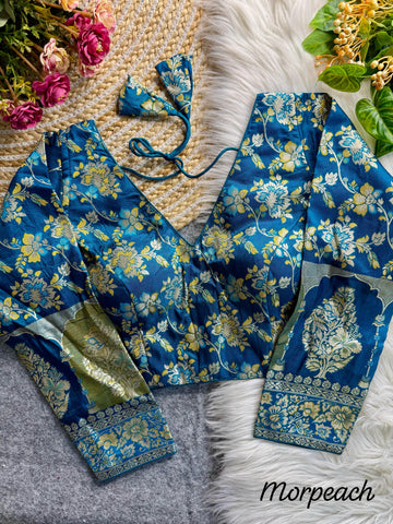Morpeach Beautiful Partywear Soft Dola Blouse