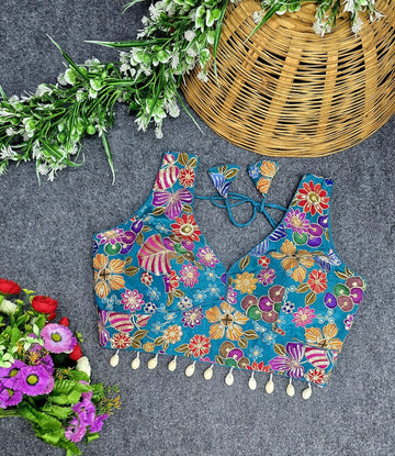 Rama Viscose Pojisan Blouse Partywear Blouse