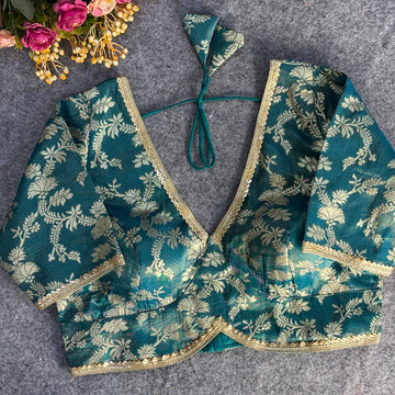 Rama Pure Cosmos Viscose Jacquard Silk Blouse