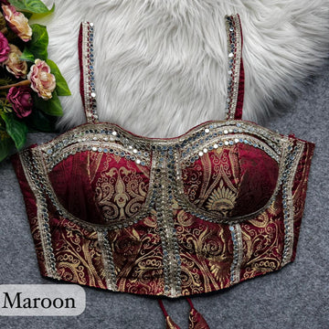 PARTYWEAR POSITION WORK CORSET STYLE BLOUSE
